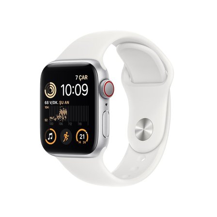 Apple Watch SE MNPP3TU/A Beyaz - Gümüş Akıllı Saat